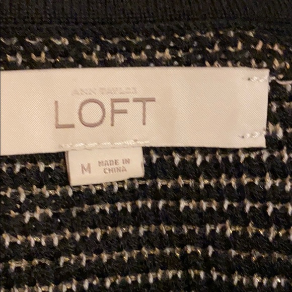 Loft black and gold sweater - Picture 3 of 5